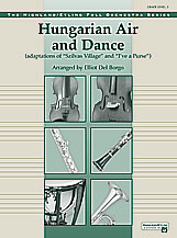 Hungarian Air and Dance Orchestra sheet music cover Thumbnail